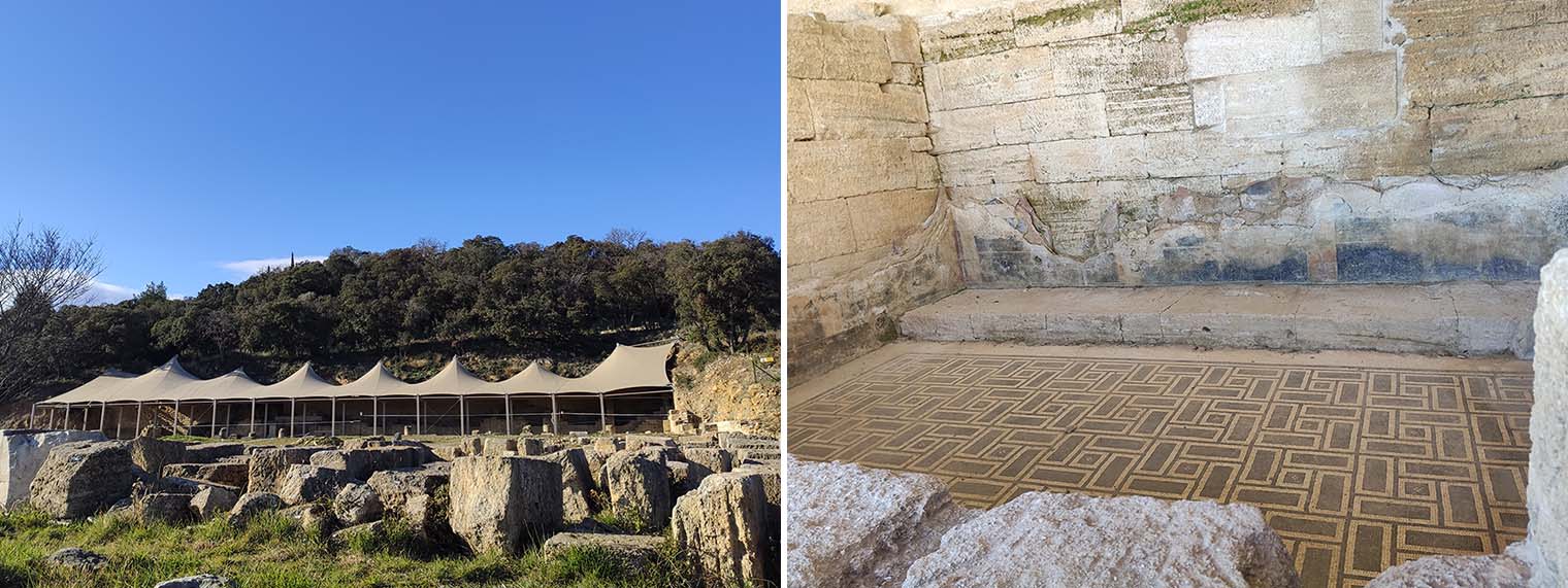 Le site archéologique du Castellas dans l'Hérault