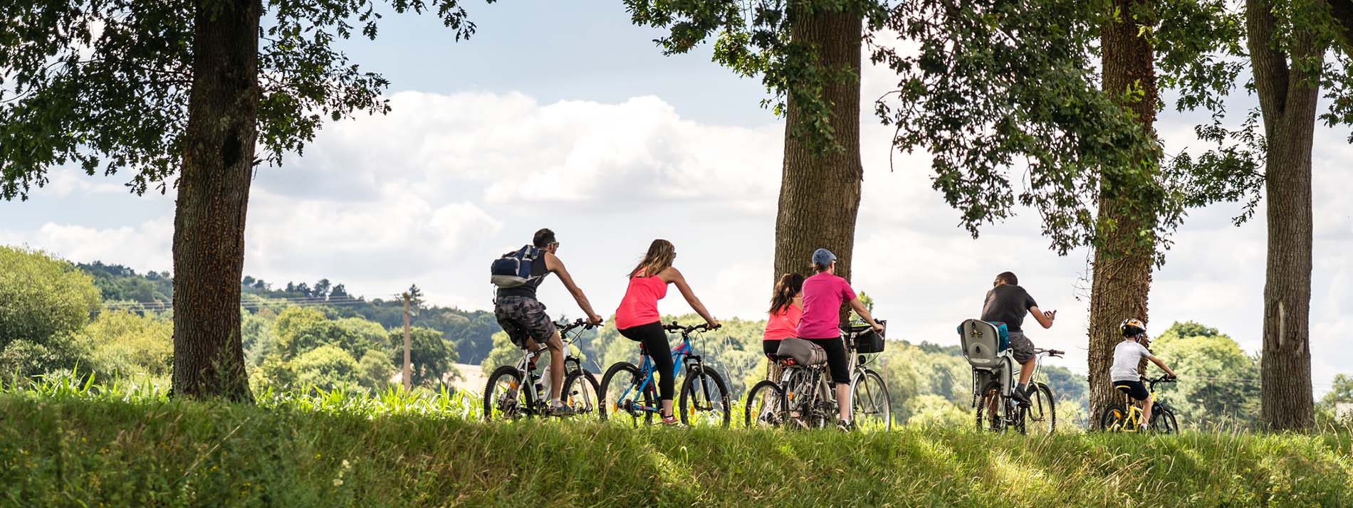 Balade à vélo en famille