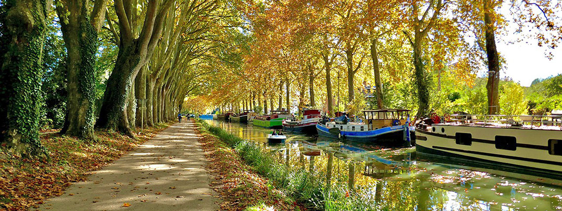 Balade vélo Canal du Midi