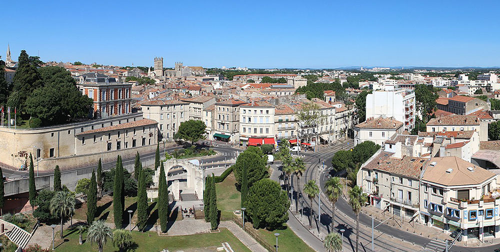 Vue du Corum de Montpellier