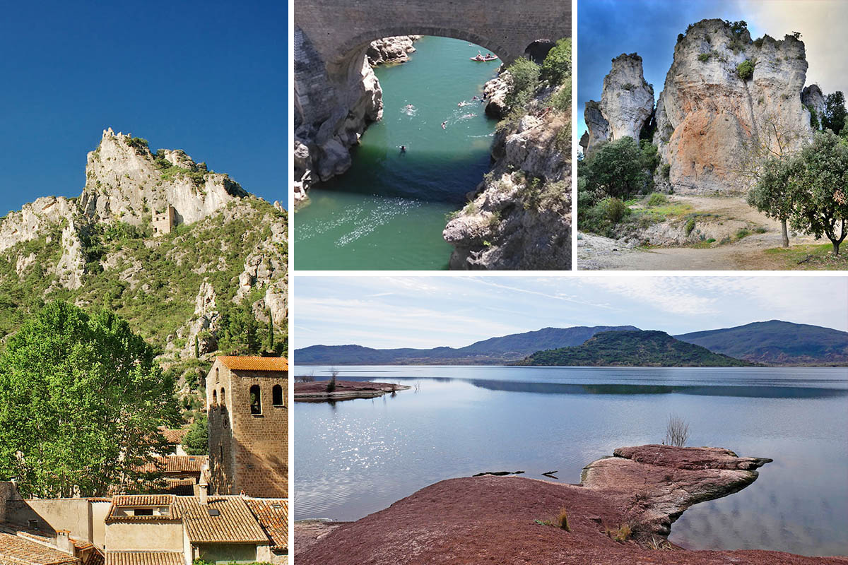 Excursion dans l’Hérault : St-Guilhem-le-Désert, Mourèze, Lac du Salagou