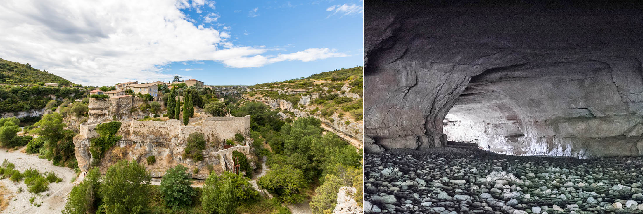 Petit Pont et Grand Pont à Minerve Hérault