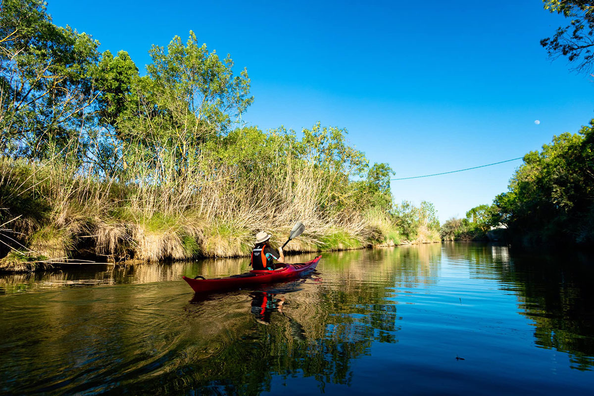 Éco-circuit en kayak aux cabanes de Mauguio