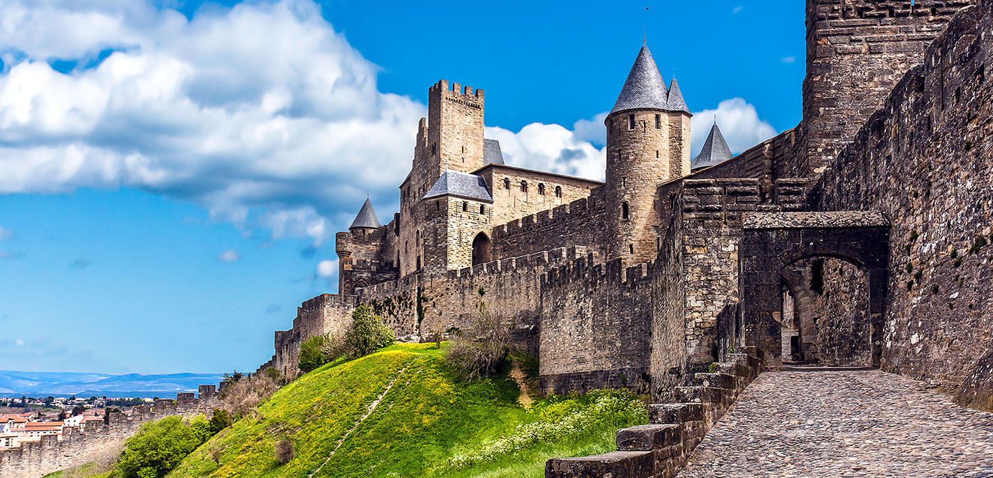 Entrée dans la cité de Carcasonne