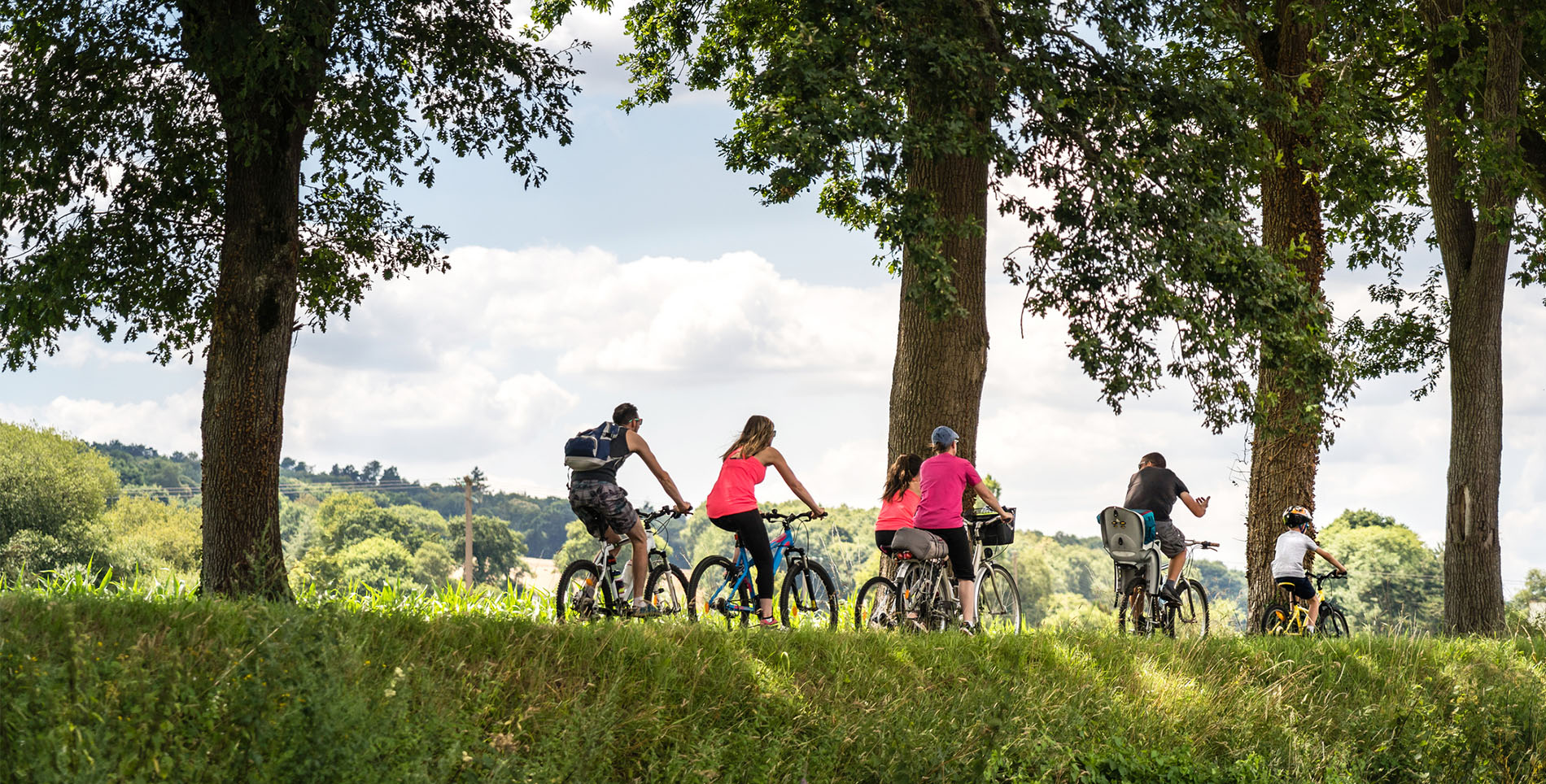 Balade à vélo entre amis